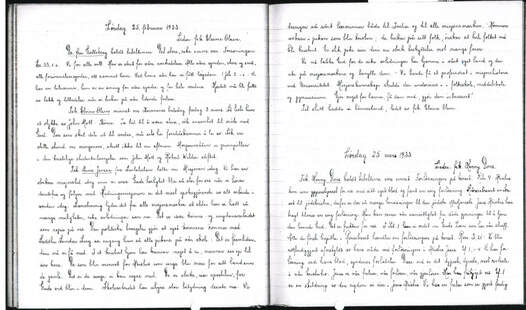 Meeting minutes of the Kristiania chapter of the Female Teachers' Mission Association (LMF), 1923